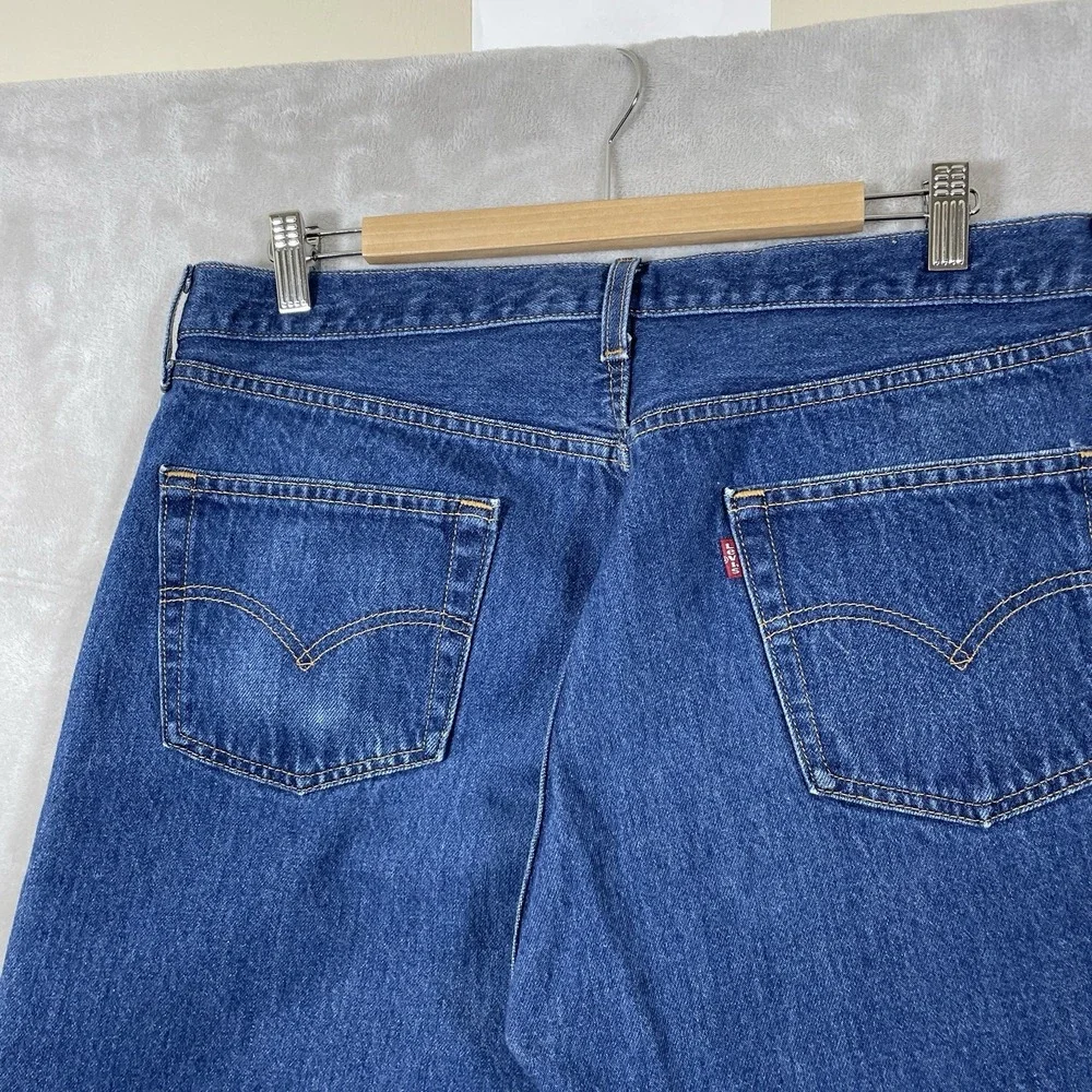 Vtg Levis 501xx Jeans Mens 38x30 (fit 34x27) Made in USA 501-0000 DARK WASH